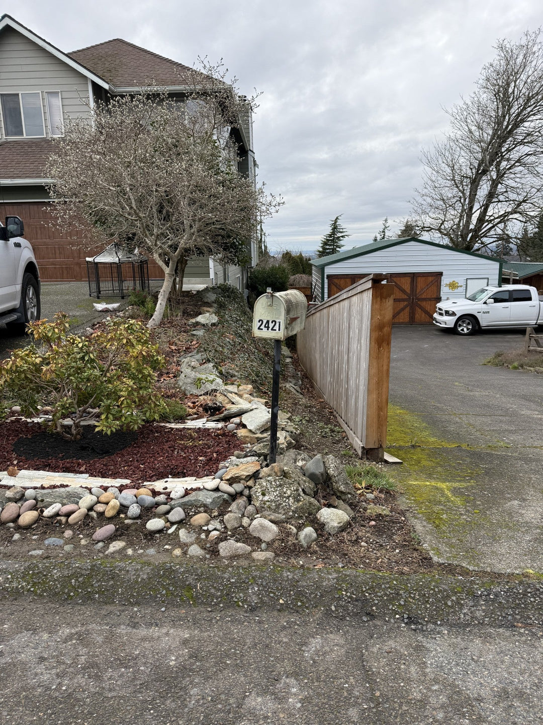 Professional Installation of a Homeowner-Supplied Locking Mailbox