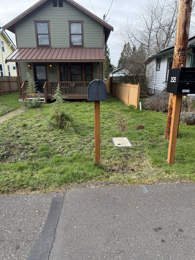 Installing a High-Security Locking Mailbox on a Sloped Mailbox Location