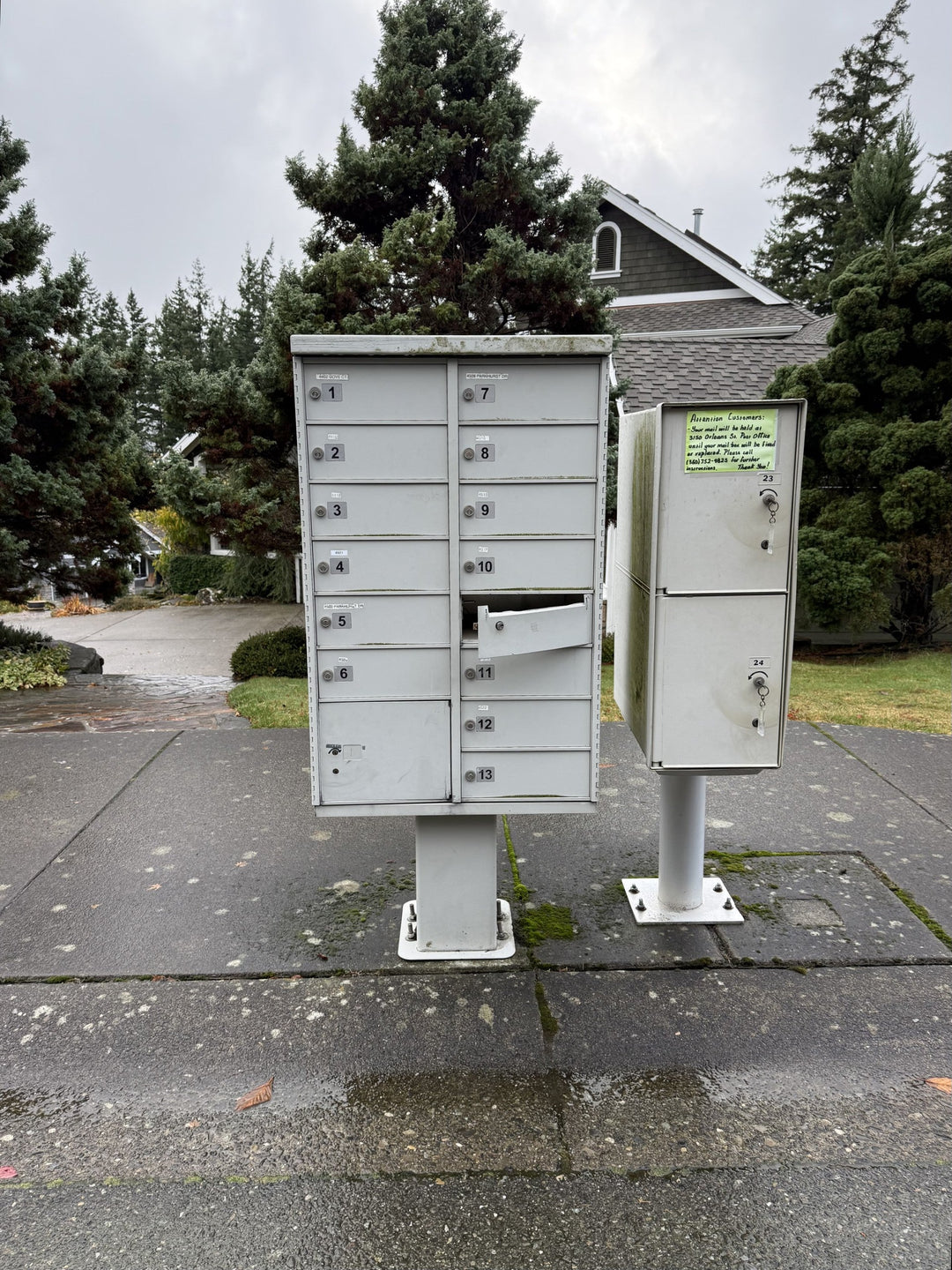 Replacing a Broken Into Neighborhood Cluster Mailbox Unit (CBU)