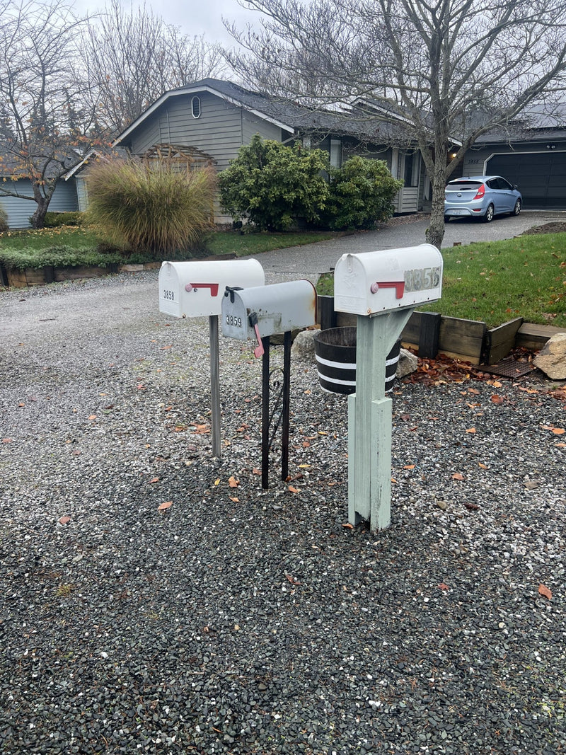 Replacing a Worn-Out Rental Property Mailbox With a Locking Mailbox