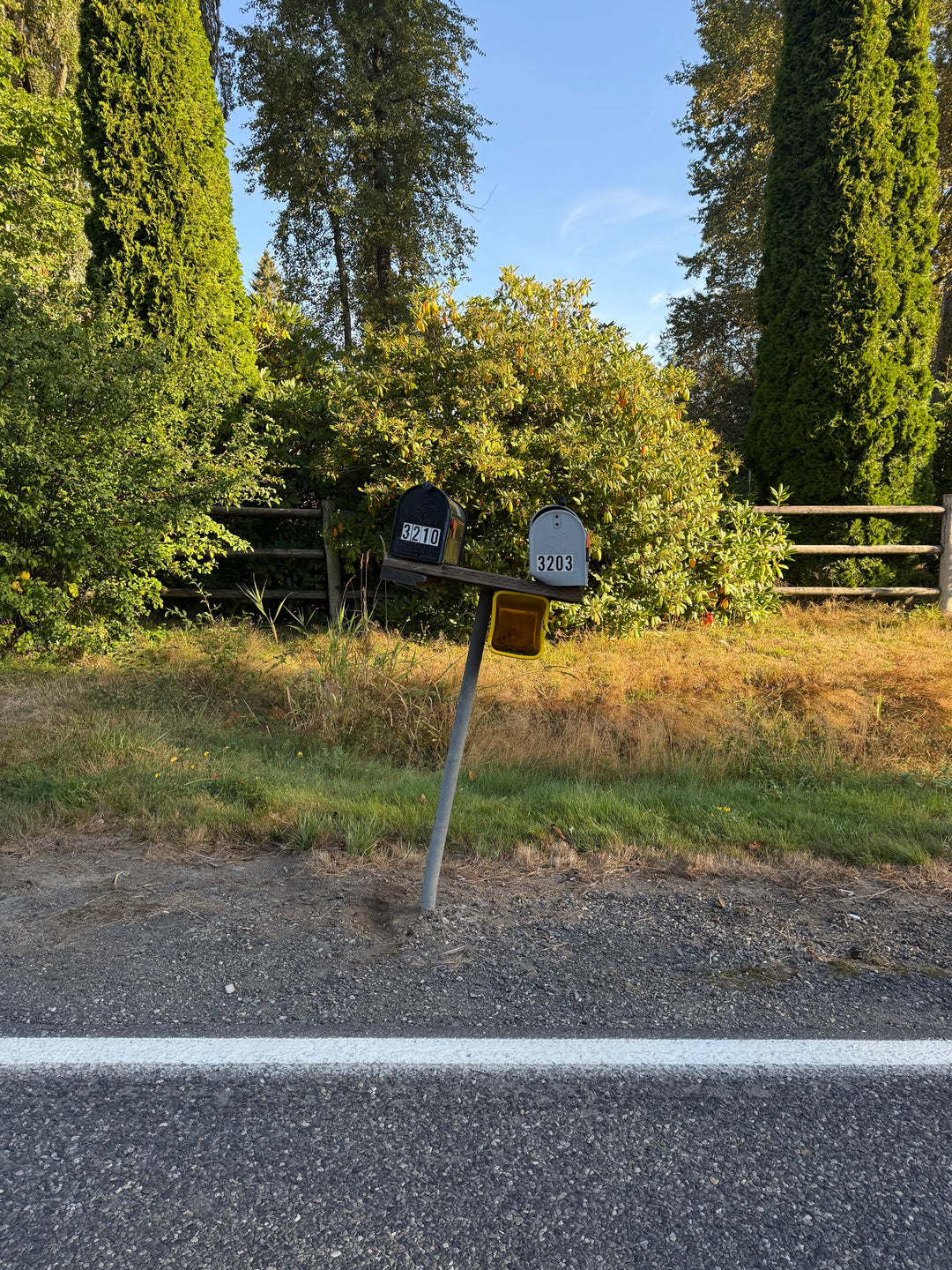 Replacing a Crooked Shared Mailbox Post With a New Dual Mailbox Installation