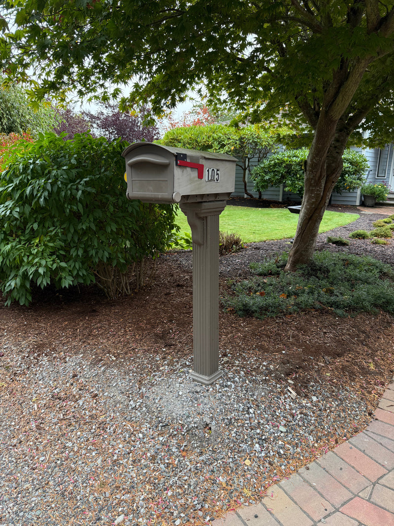 Replacing an Old Plastic Mailbox With a High-Security Locking Mailbox