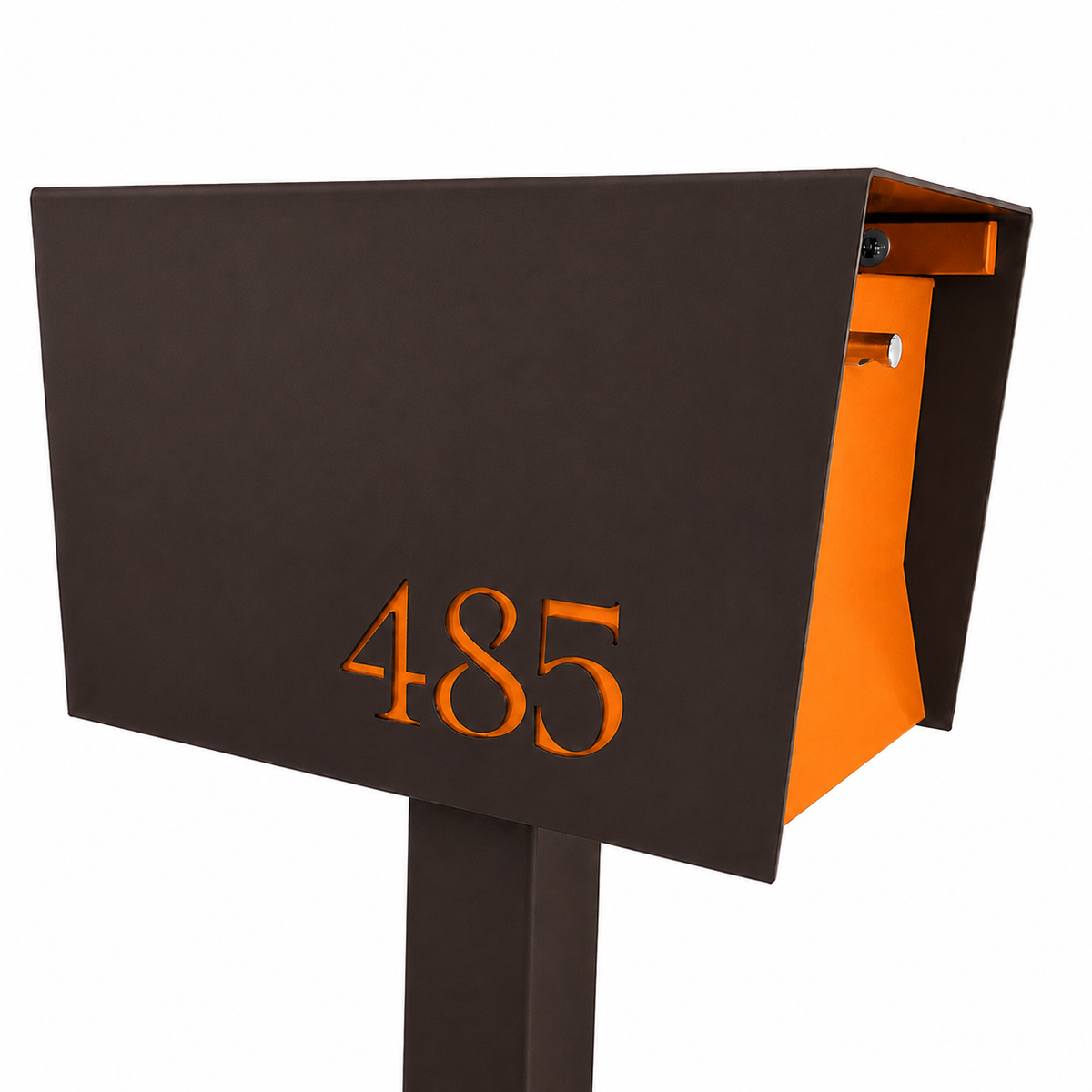Uptown Box Modern Mailbox, Coconut, photo 23 of 27