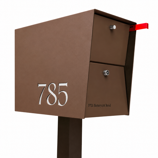UpTown Box Locking Package Dropbox - Coconut Exterior Color
