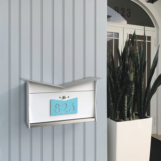 Butterfly Wall Box - White