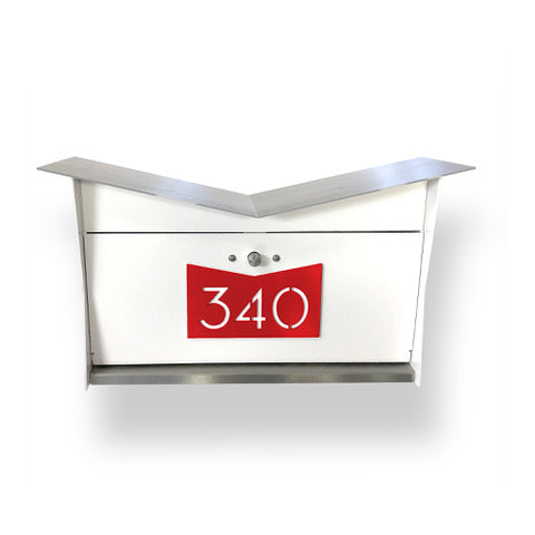 Butterfly Wall Box - White