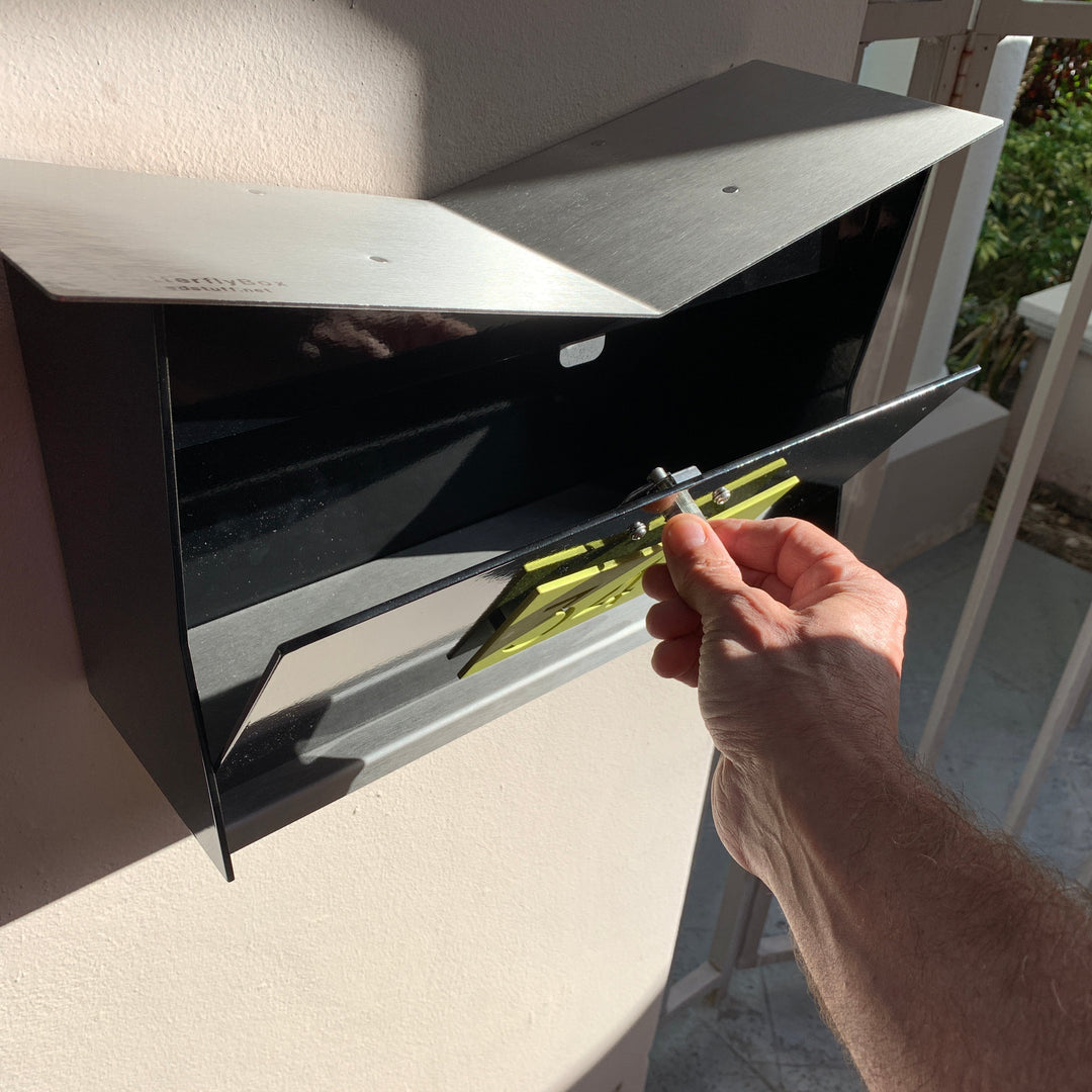 Butterfly Wall Box - Black