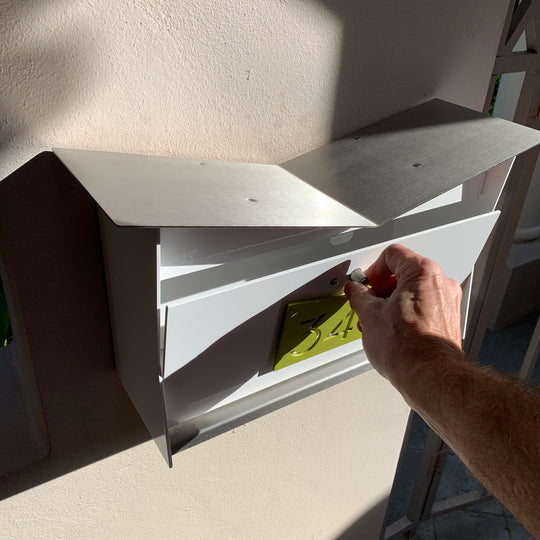 Butterfly Wall Box - White