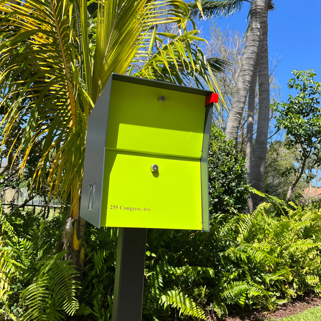 UpTown Box Locking Package Dropbox - Coconut Exterior Color
