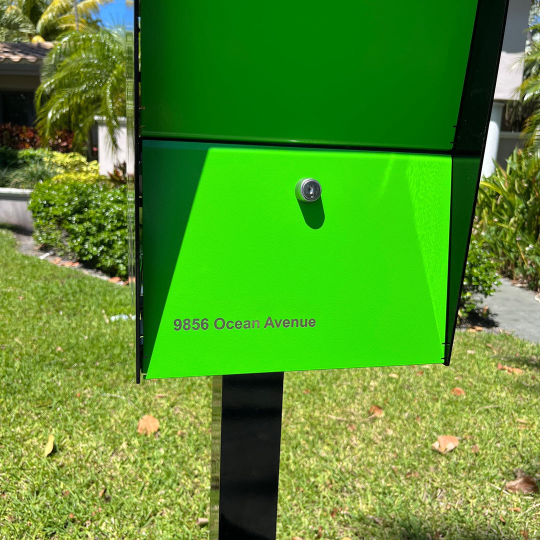 UpTown Box Locking Package Dropbox - Coconut Exterior Color