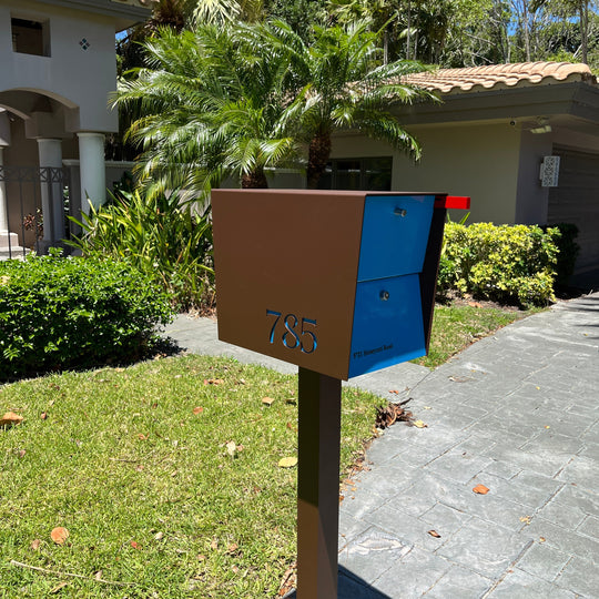 UpTown Box Locking Package Dropbox - Coconut Exterior Color