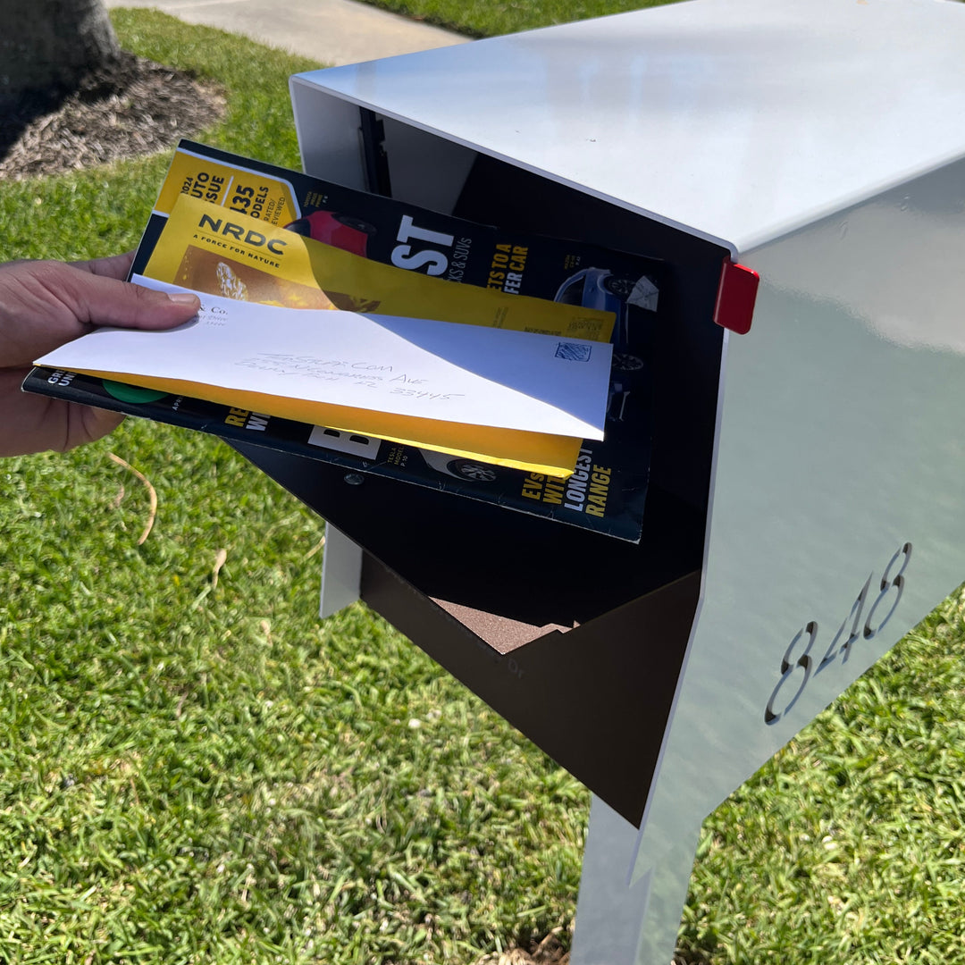 The UpTown Box Locking Package Dropbox  - Black Exterior Color