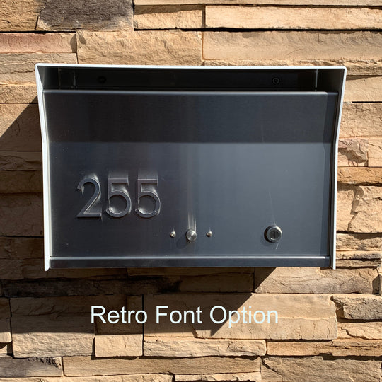RetroBox Locking Wall Mount Mailbox