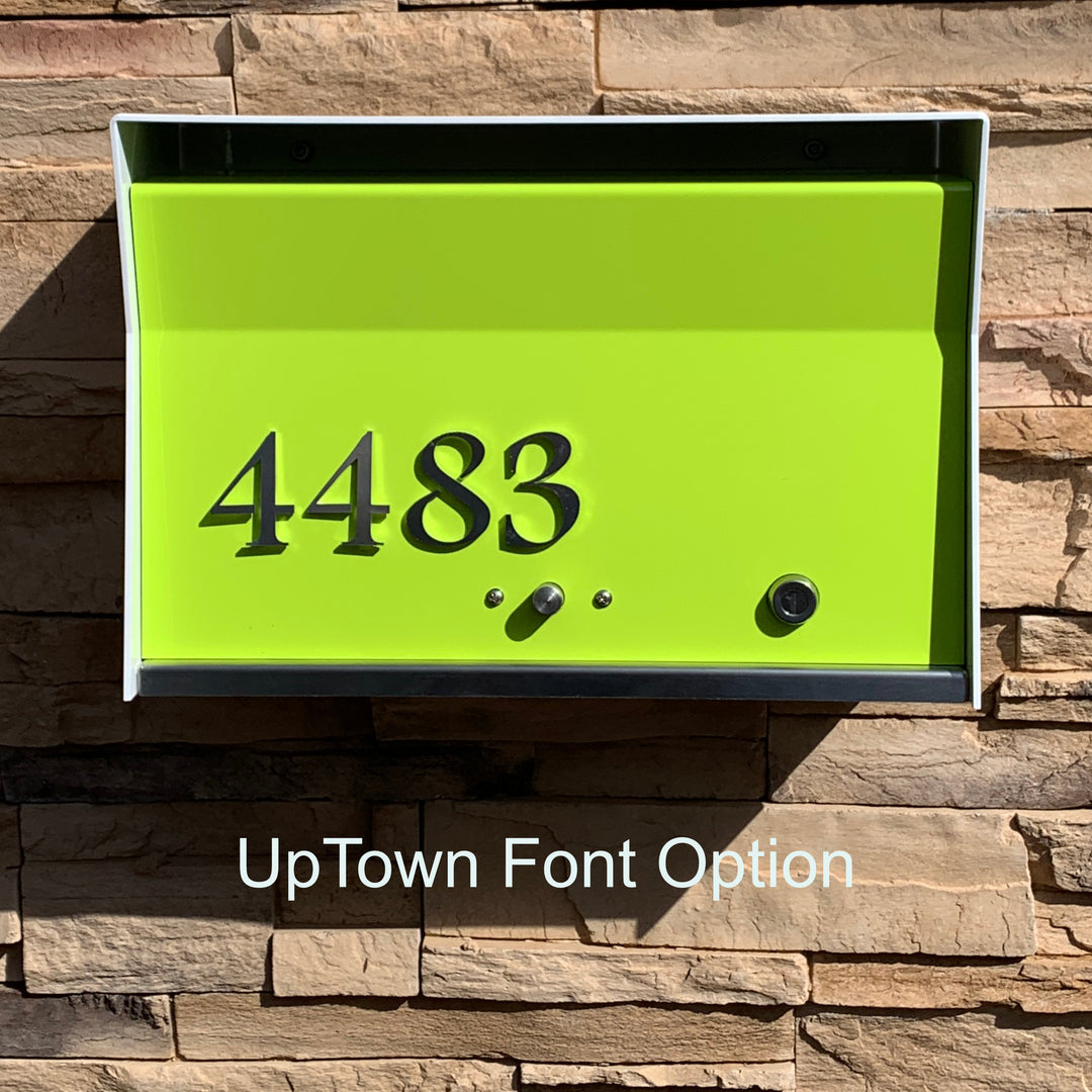 RetroBox Locking Wall Mount Mailbox