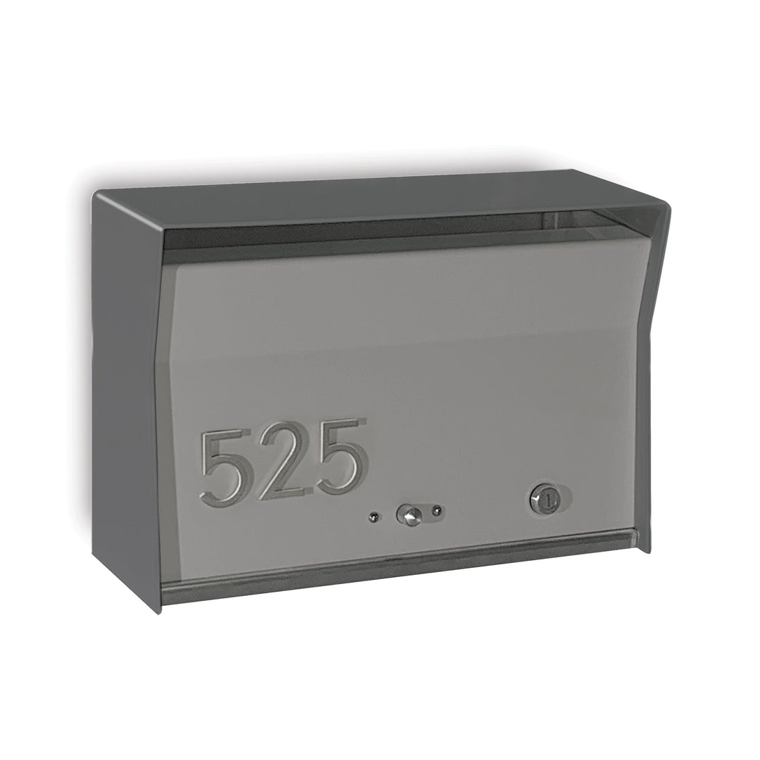 RetroBox Locking Wall Mount Mailbox