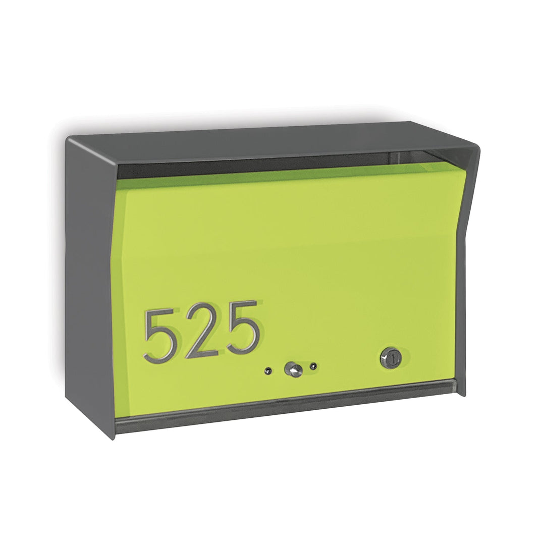 RetroBox Locking Wall Mount Mailbox