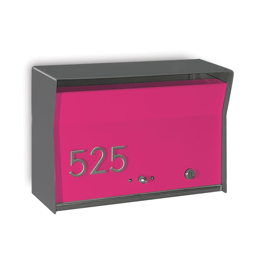 RetroBox Locking Wall Mount Mailbox