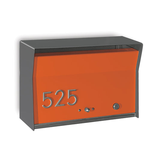 RetroBox Locking Wall Mount Mailbox