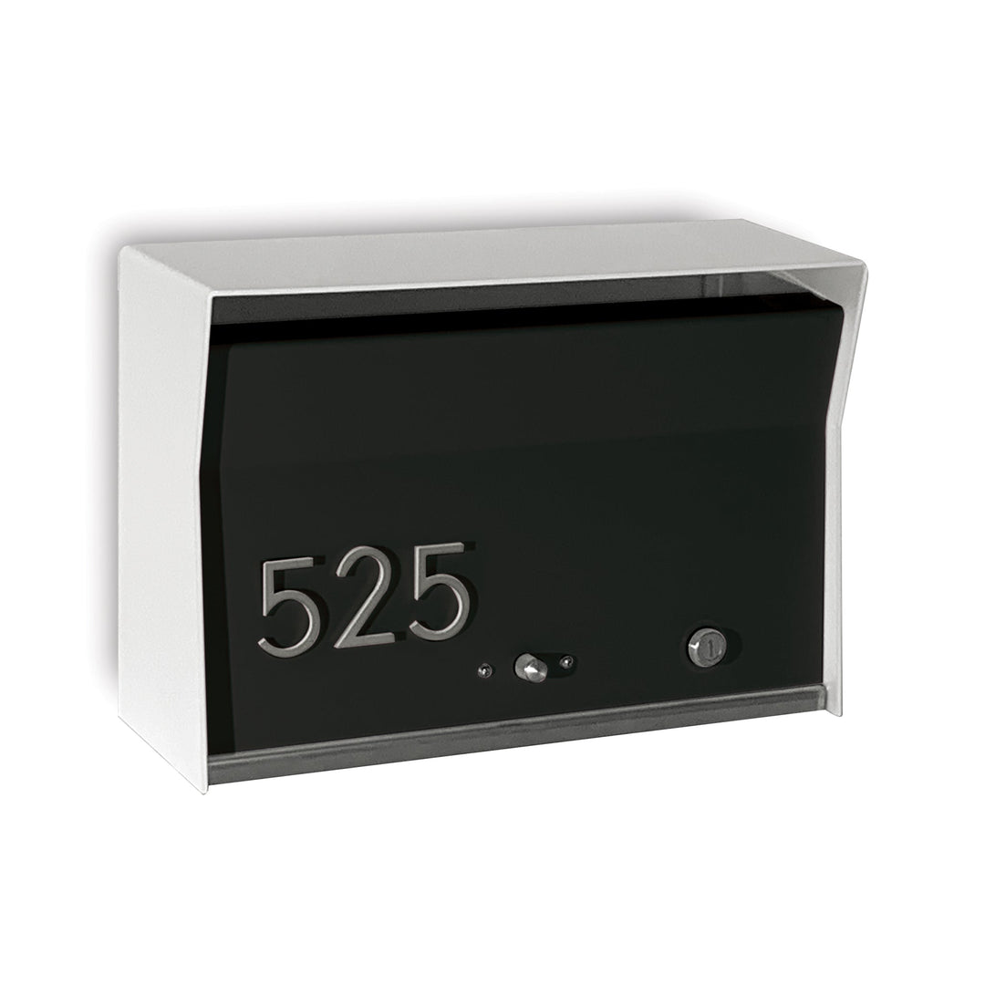 Locking Wall Mount Mailbox - White