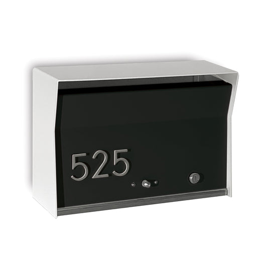 Locking Wall Mount Mailbox - White
