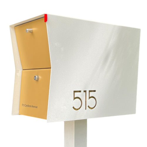 The Retrobox Locking Package Dropbox - White Exterior Color