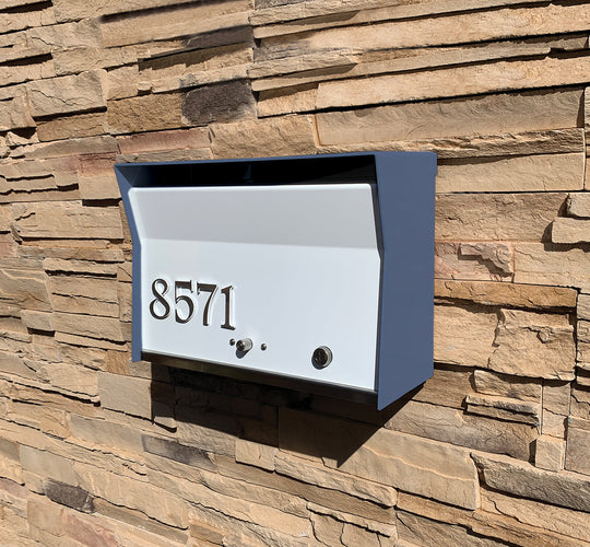 RetroBox Locking Wall Mount Mailbox