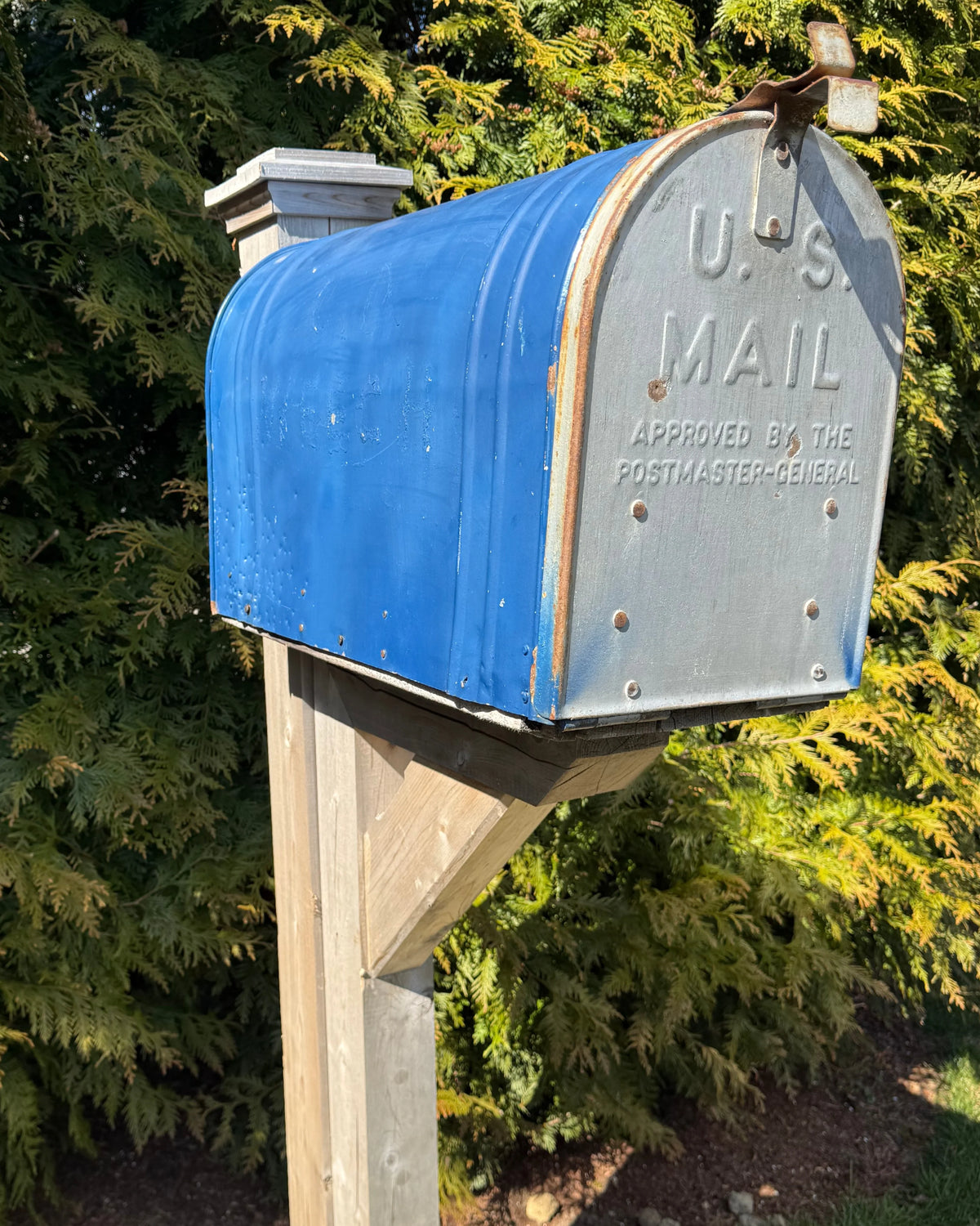 Reclaimed Vintage Mailbox Set No. 009, photo 2 of 3