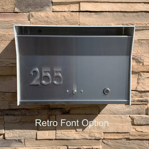 Locking Wall Mount Mailbox - Matte Black