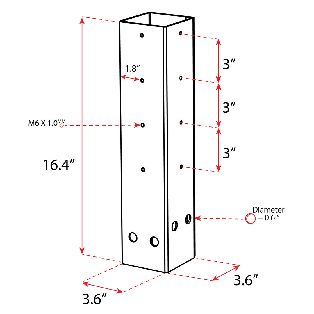 Mailbox Post Depth Extender