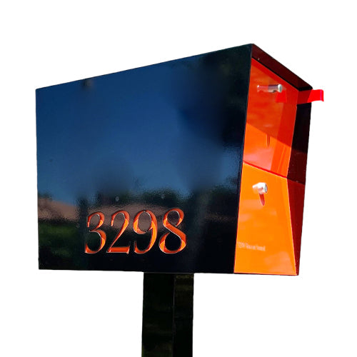 The UpTown Box Locking Package Dropbox  - Black Exterior Color