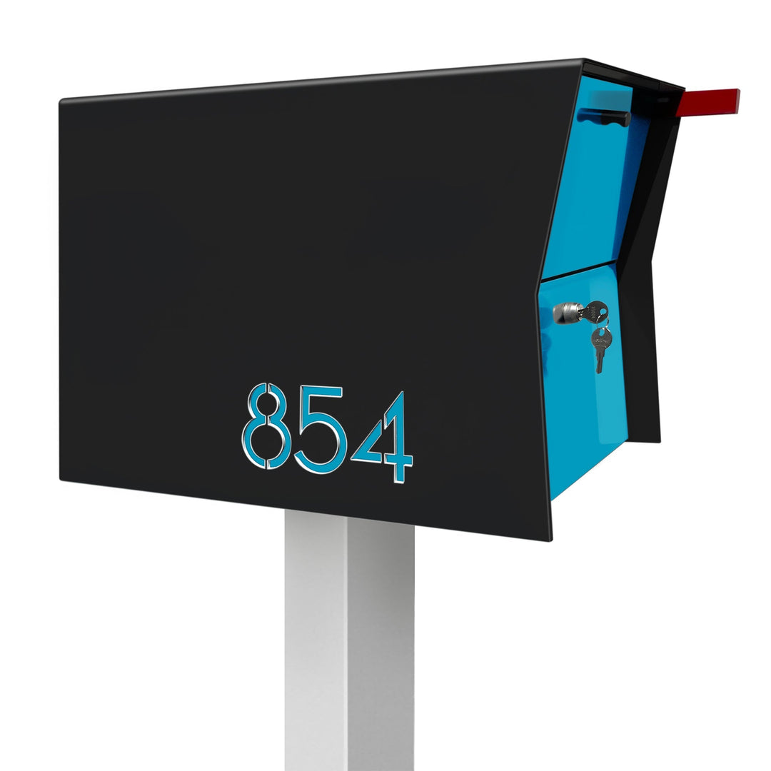 The Retrobox Locking Package Dropbox in - Black Exterior Color