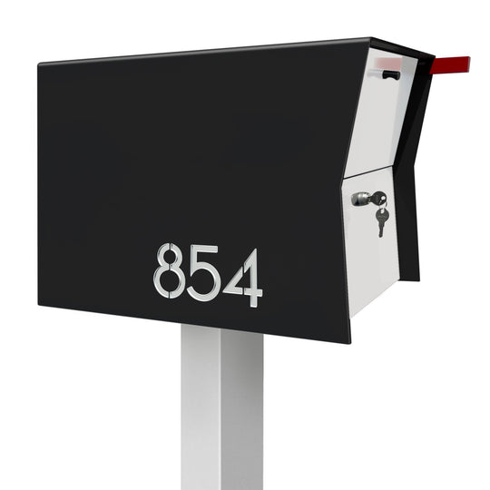 The Retrobox Locking Package Dropbox in - Black Exterior Color