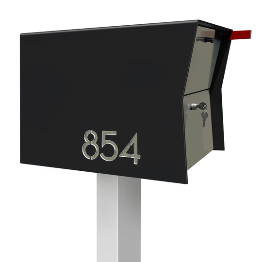 The Retrobox Locking Package Dropbox in - Black Exterior Color