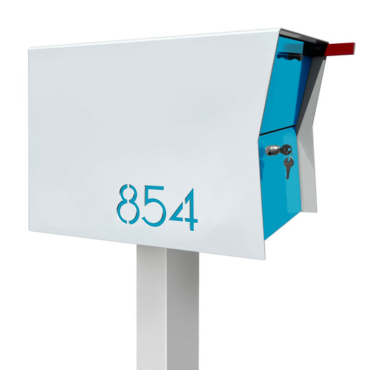 The Retrobox Locking Package Dropbox - White Exterior Color
