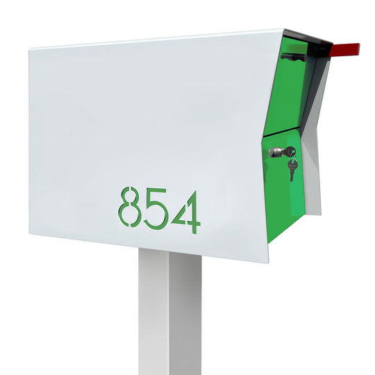 The Retrobox Locking Package Dropbox - White Exterior Color