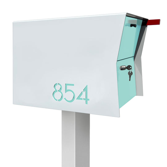 The Retrobox Locking Package Dropbox - White Exterior Color