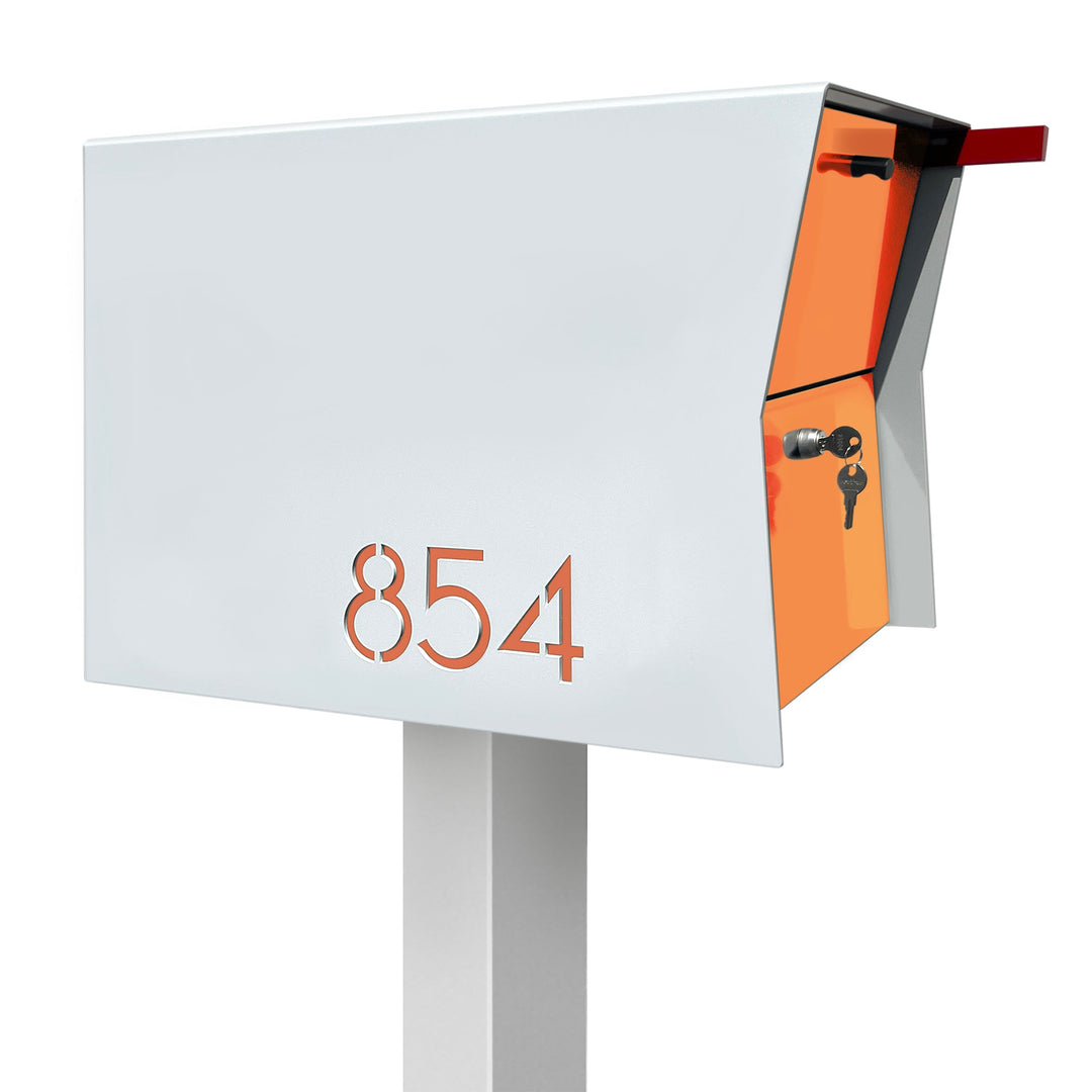 The Retrobox Locking Package Dropbox - White Exterior Color