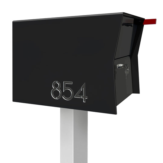 The Retrobox Locking Package Dropbox in - Black Exterior Color
