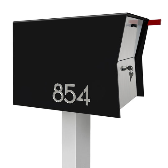 The Retrobox Locking Package Dropbox in - Black Exterior Color