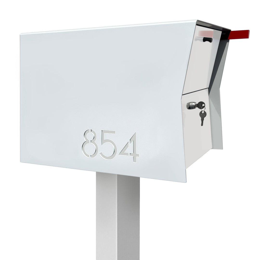 The Retrobox Locking Package Dropbox - White Exterior Color
