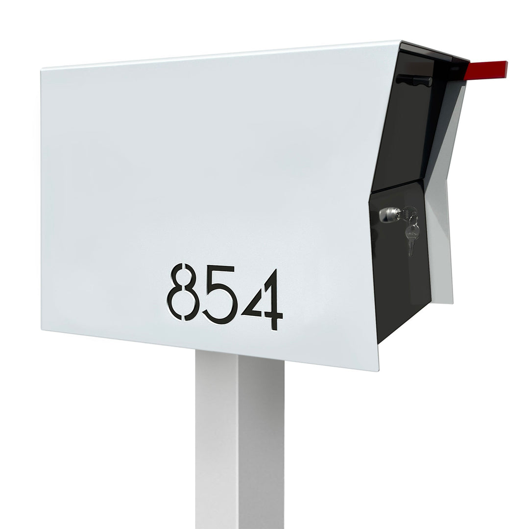 The Retrobox Locking Package Dropbox - White Exterior Color