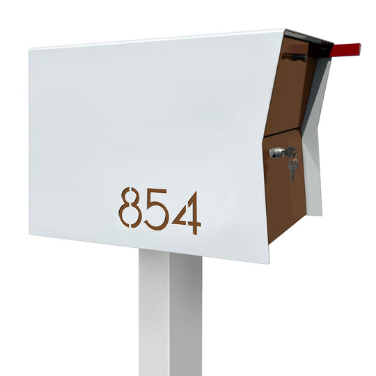 The Retrobox Locking Package Dropbox - White Exterior Color