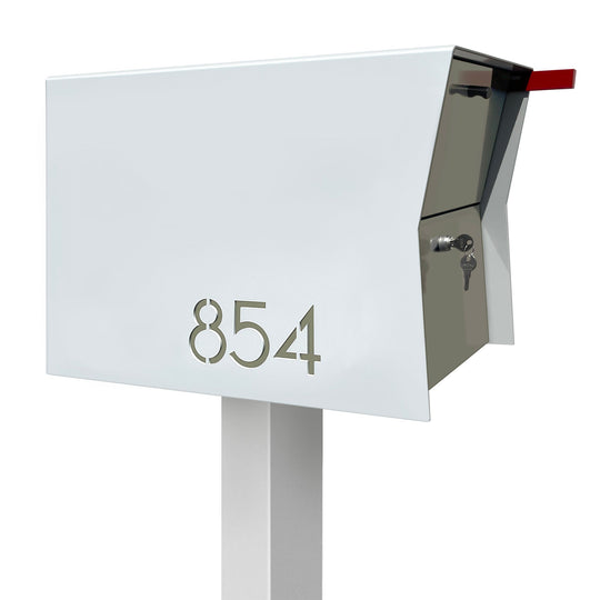 The Retrobox Locking Package Dropbox - White Exterior Color