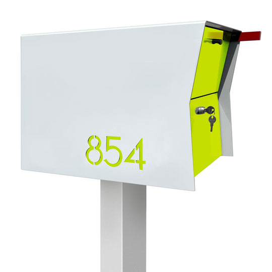 The Retrobox Locking Package Dropbox - White Exterior Color
