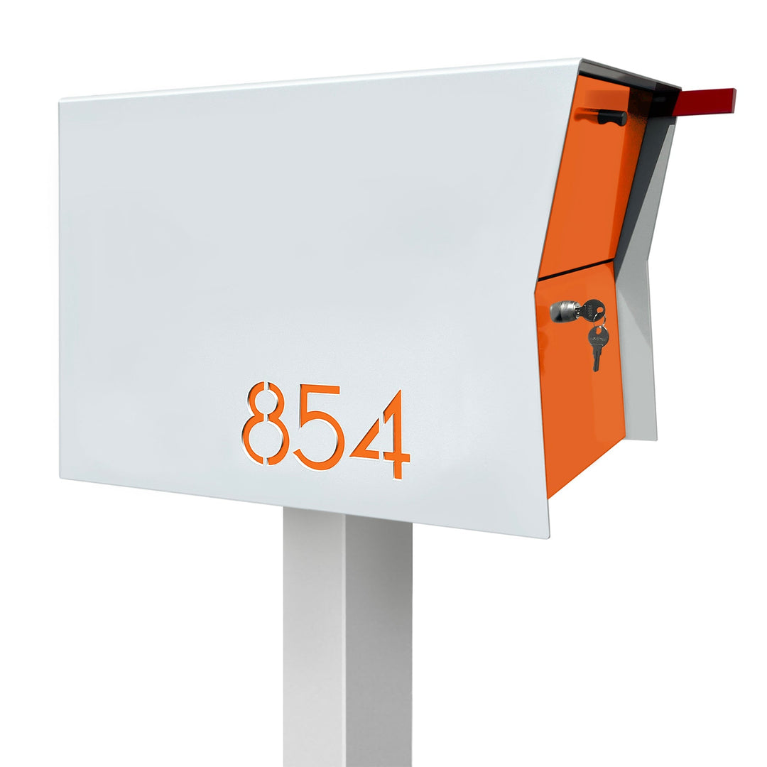 The Retrobox Locking Package Dropbox - White Exterior Color