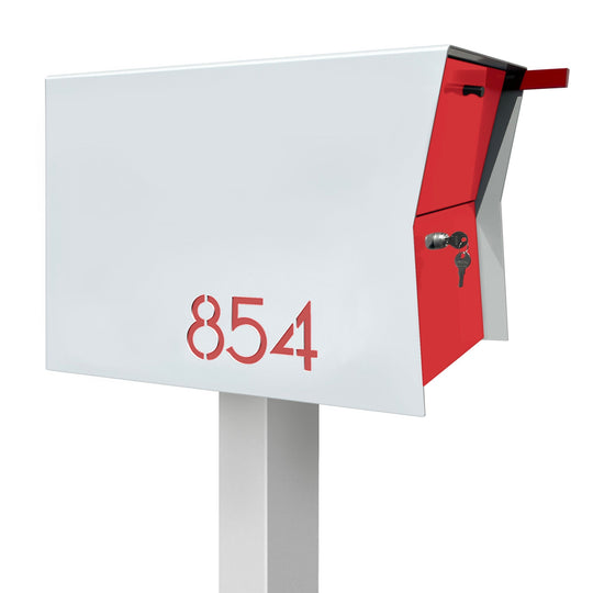 The Retrobox Locking Package Dropbox - White Exterior Color
