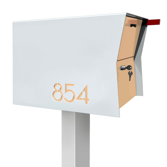 The Retrobox Locking Package Dropbox - White Exterior Color