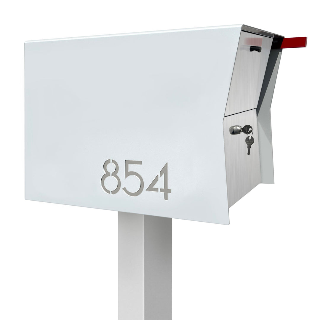 The Retrobox Locking Package Dropbox - White Exterior Color