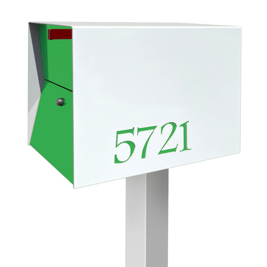 The UpTown Box Locking Package Dropbox in - White Exterior Color