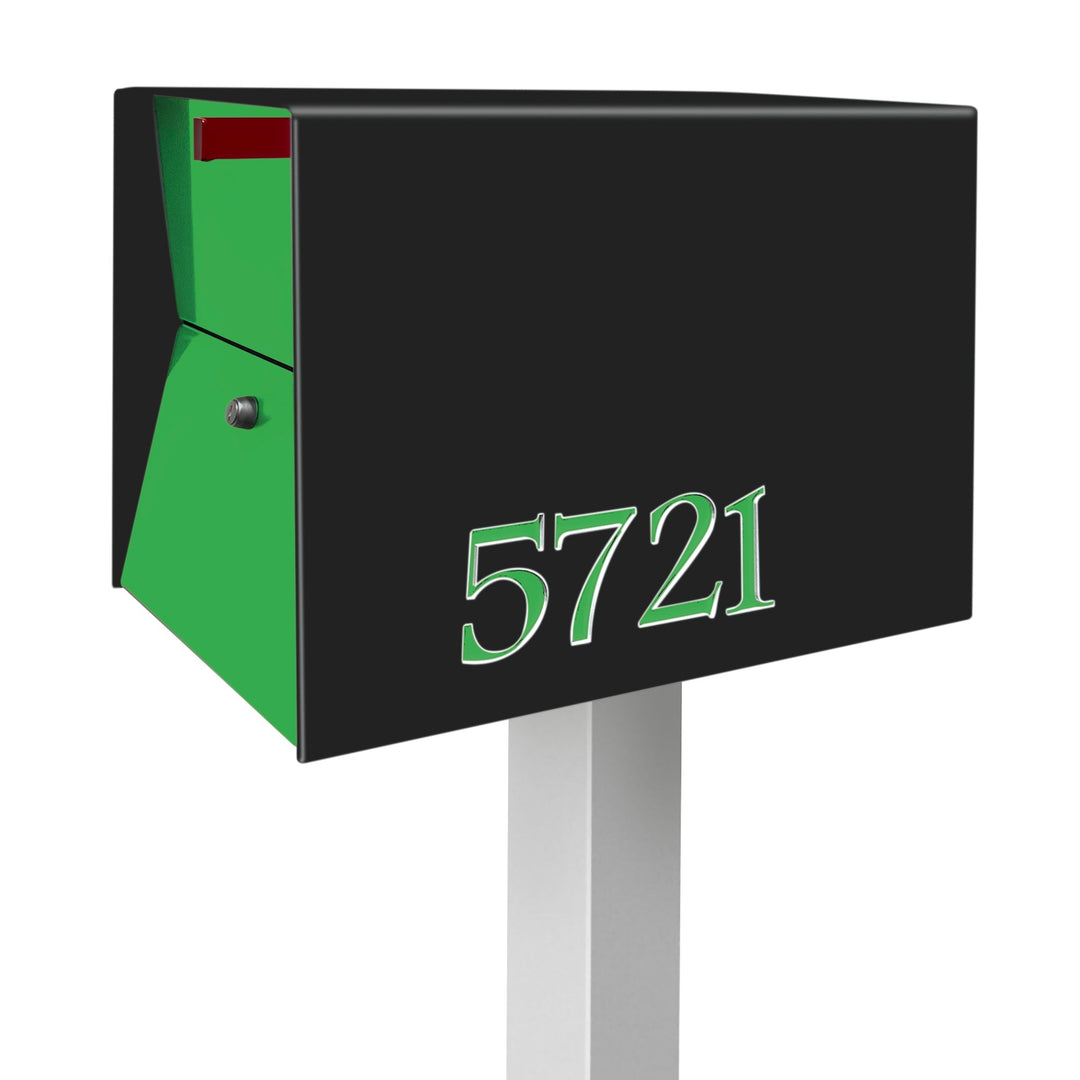 The UpTown Box Locking Package Dropbox  - Black Exterior Color